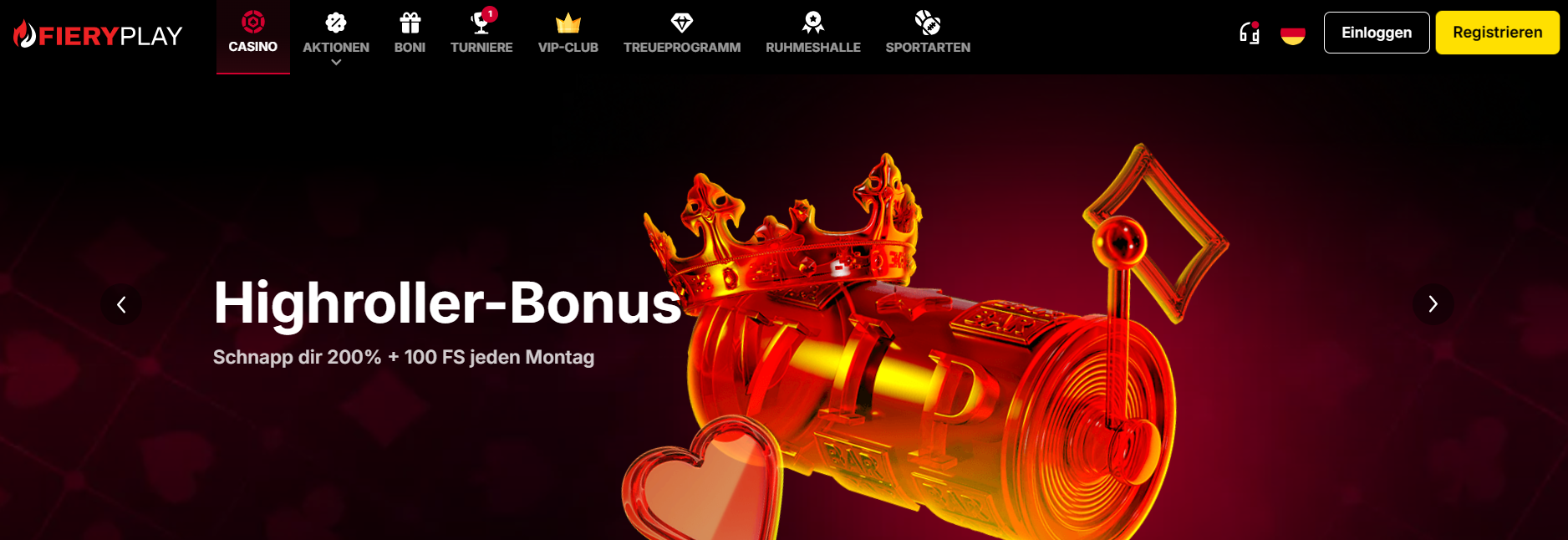 fiery play casino klarna