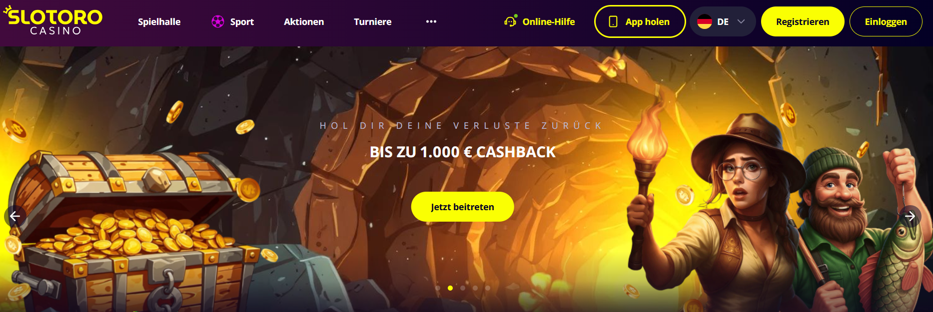 slotoro casino klarna